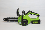 Пила аккумуляторная 24V Greenworks G24CS25 25см 1хАКБ 4Ач и ЗУ