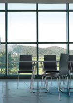 Стул пластиковый Papatya Icon-S, хромированный, антрацит