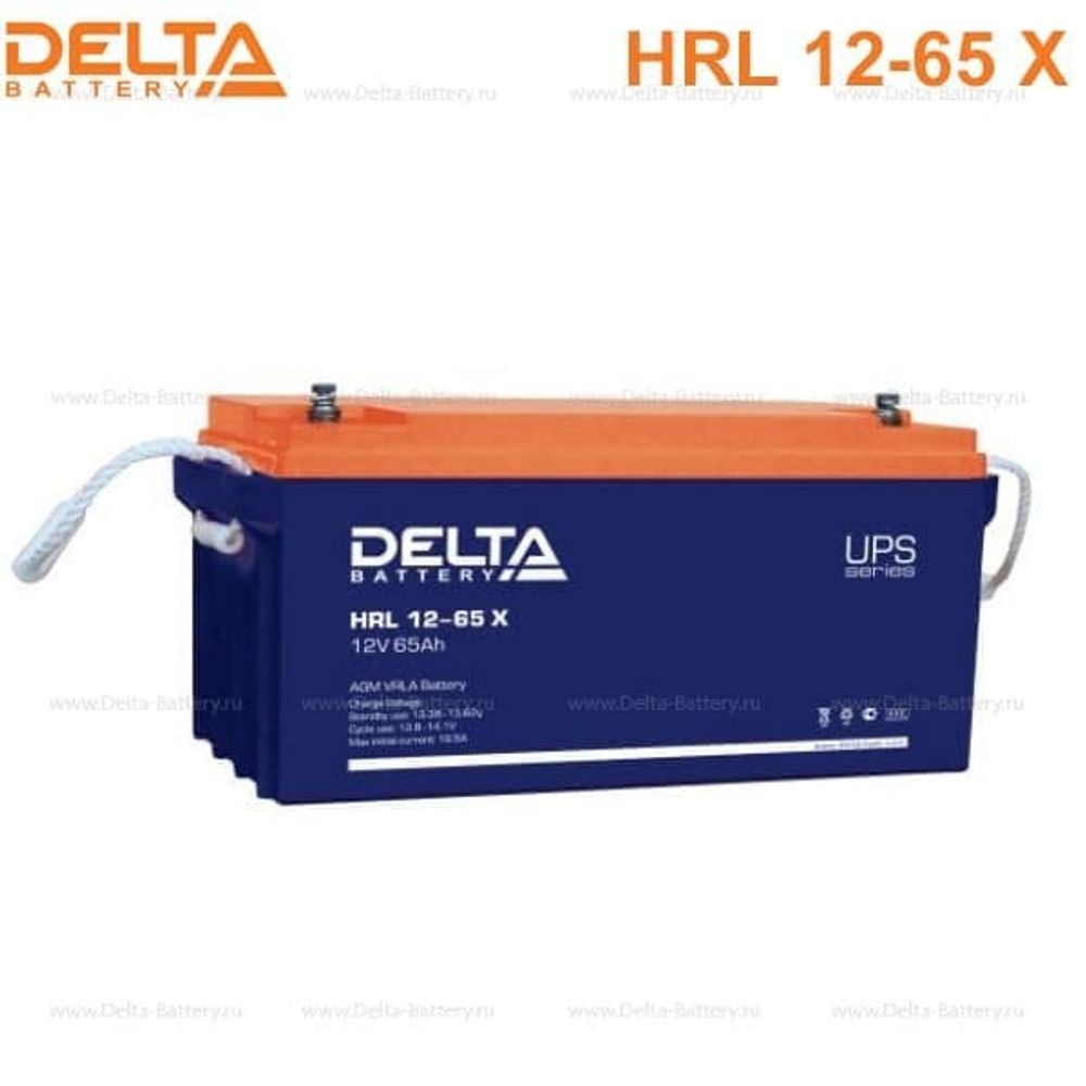 Аккумуляторная батарея Delta HRL 12-65 X (12V / 65Ah)