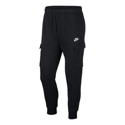 Мужские теннисные штаны Nike Sportswear Club Fleece Cargo Training Pants Men - Black