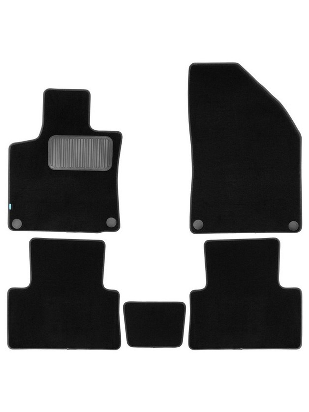 Коврики ворсовые для GEELY Coolray 2020-н.в. Внедорожник 5 дв. 5 шт. коврики текстильные в салон KLEVER05.A58983.110KH