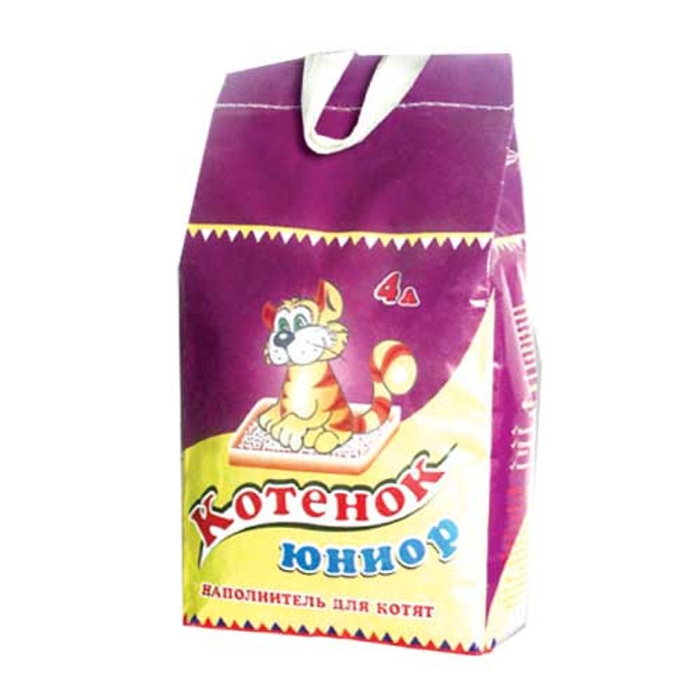 Наполнитель для кошачьего туалета "Котенок юниор" 4л Наполнитель для кошачьего туалета "Котенок юниор" 4л