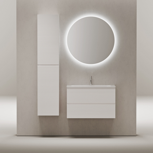 Тумба с раковиной Sancos Folk 80 см FL80W bianco