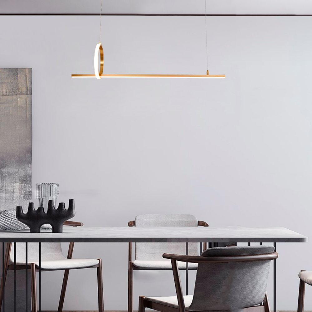 Подвесной светильник MOFFIT B LONG L90 Brass