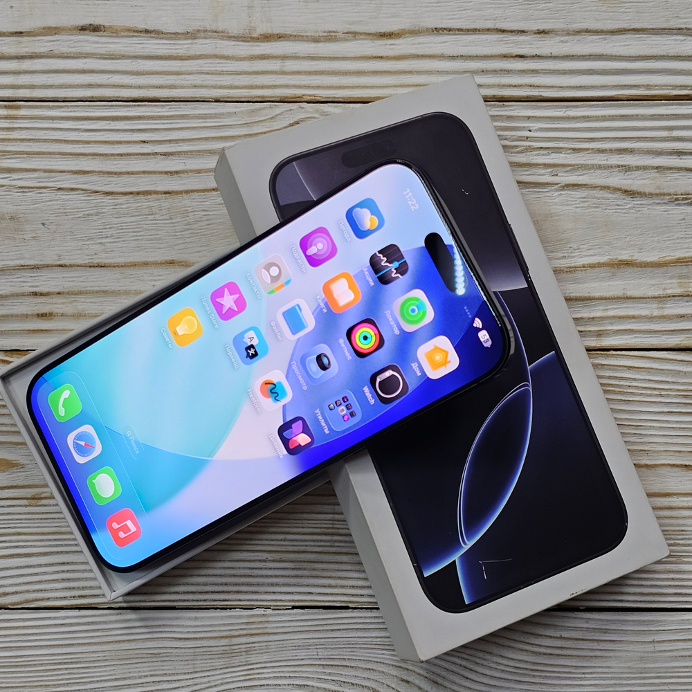 Б/У iPhone 16 Pro Max 256Gb Black Titanium IMEI: 6378