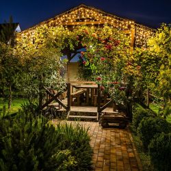 ULD-B20007-480-DTA-RC WARM WHITE IP44 Бахрома светодиодная. 20м. С пультом. 480 светодиодов. Теплый белый свет. Провод прозрачный. ТМ Uniel