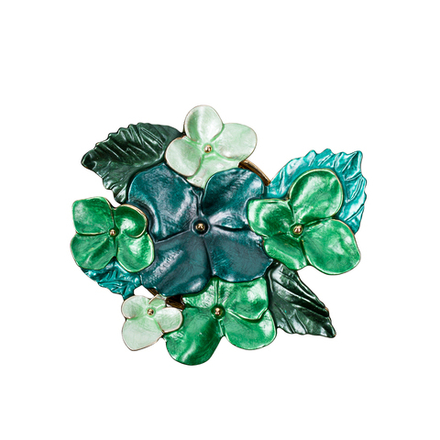 Брошь Shadore Фиалки XZ1498.16 G/G