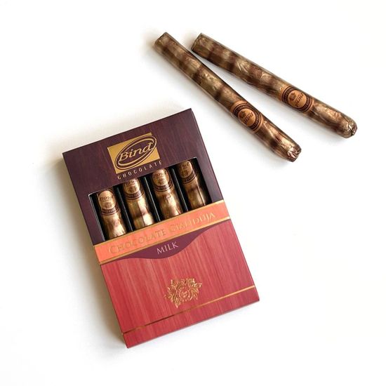 Bind Набор "Шоколадные Сигары", 4 шт, Турция