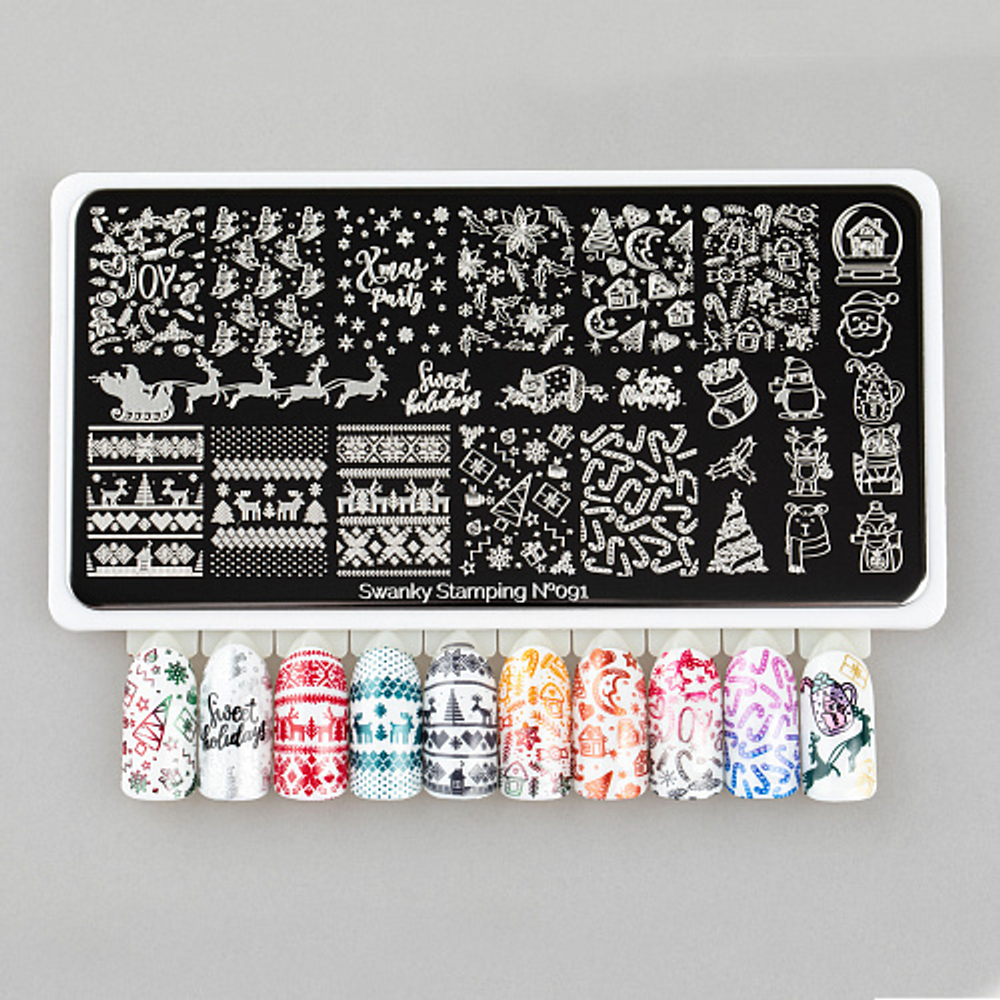 Пластина Swanky Stamping 091