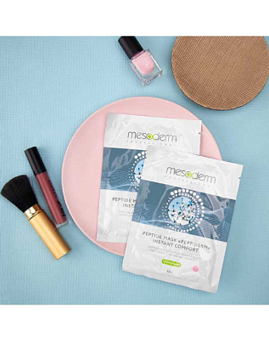 Пептидная стерильная анти-эйдж маска "Peptiderm - Активное Омоложение" Mesoderm, 5 шт. по 40 г.