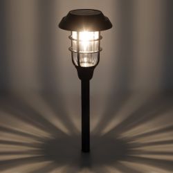 Светильник уличный ЭРА ERASS12-03 на солнечной батарее садовый Лофт 1LED | Садовые декоративные светильники