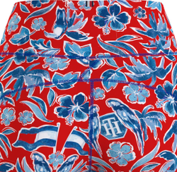 Женские теннисные шорты Tommy Hilfiger RW Floral AOP Short - Multikolor
