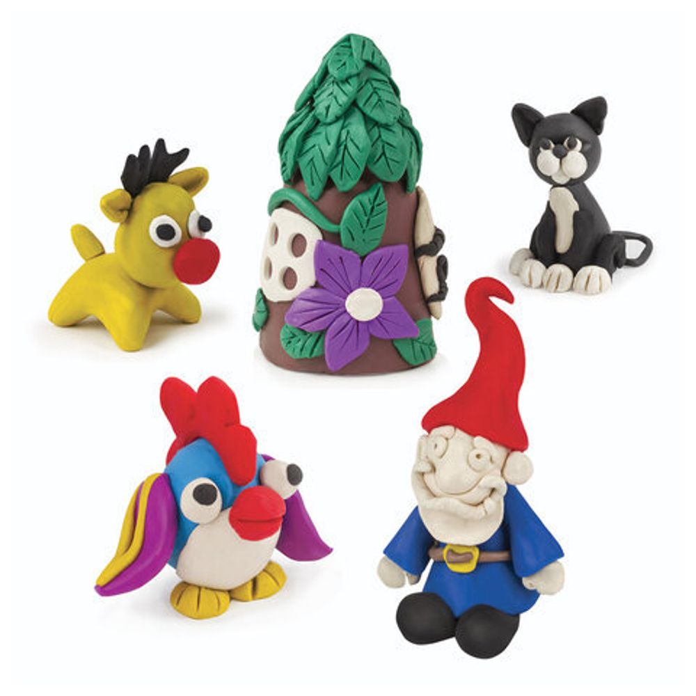 Пластилин в боксе ЮНЛАНДИЯ "ПОДВОДНЫЙ МИР", 24 цвета, 800 г, скалка, стек, 5 формочек, 105867