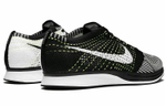 Кроссовки Nike Flyknit Racer Black White Volt