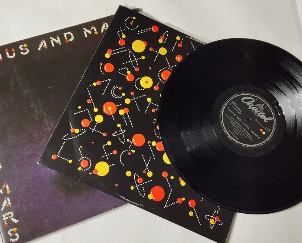 Винтажная виниловая пластинка LP Paul McCartney Wings Venus And Mars (Germany 1975)