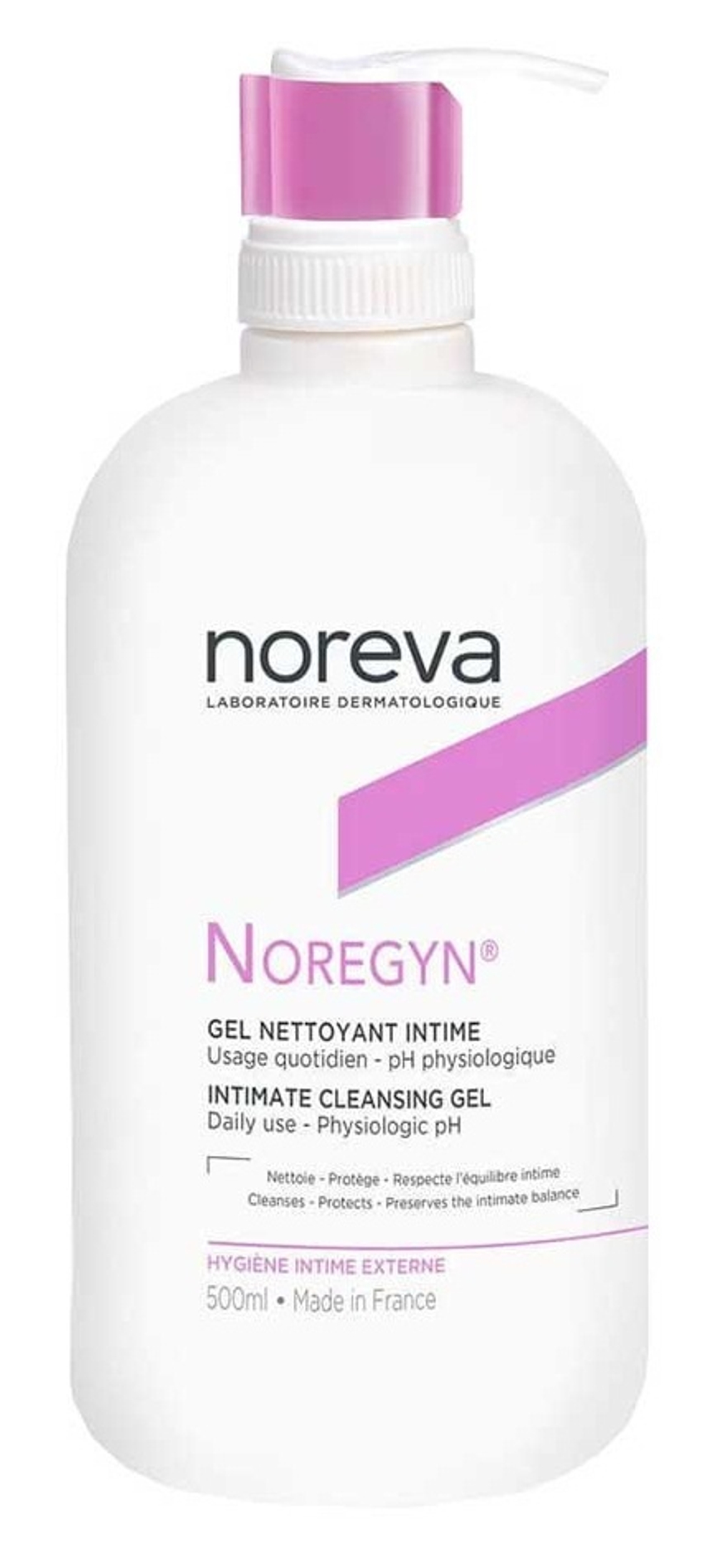 Норева Норежин Гель очищающий для интимной гигиены Noreva Noregyn Gel nettoyant intime 500 мл