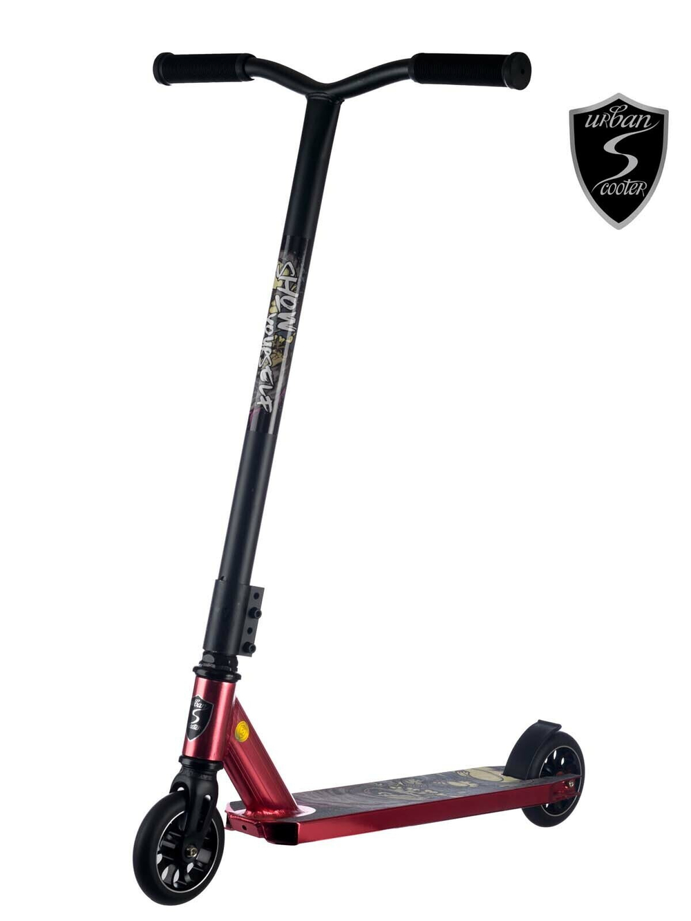 Трюковой самокат Urban Scooter Extreme 110 Print Ghost красный
