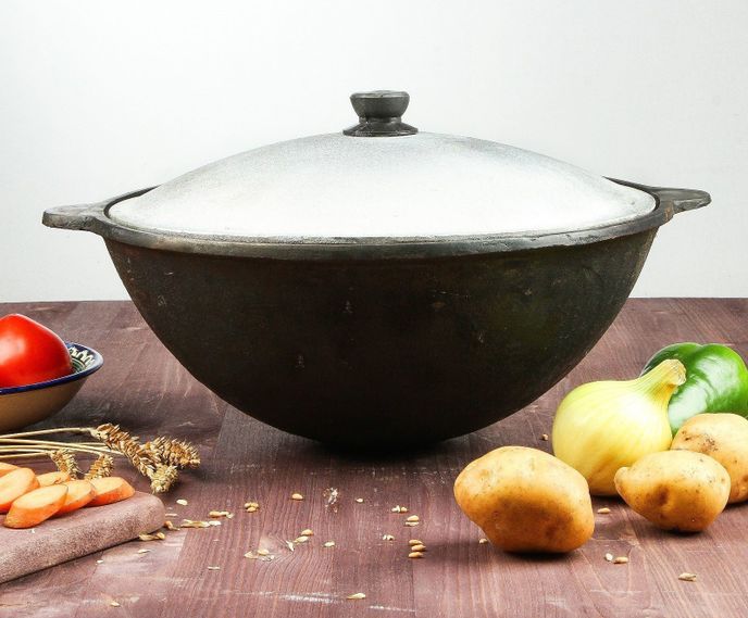 Как обжечь казан дома?