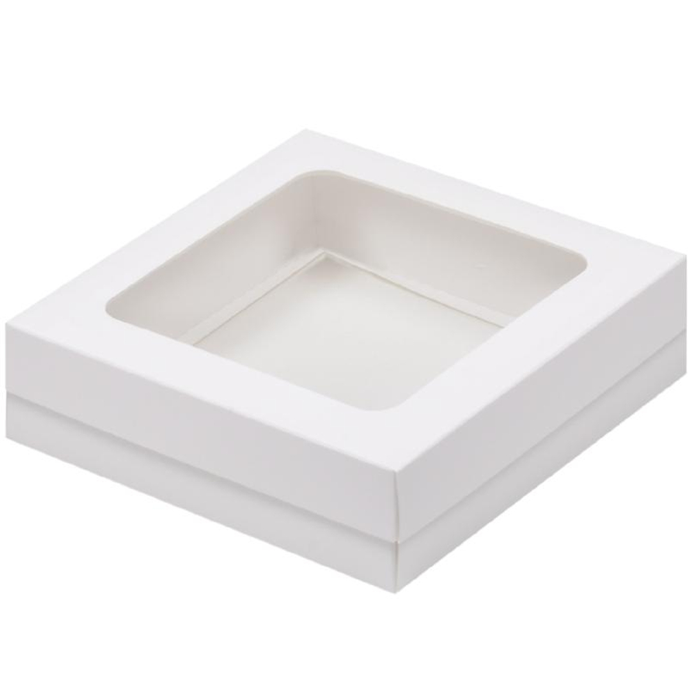 Коробка для клубники в шоколаде 200*200*40 мм, белый