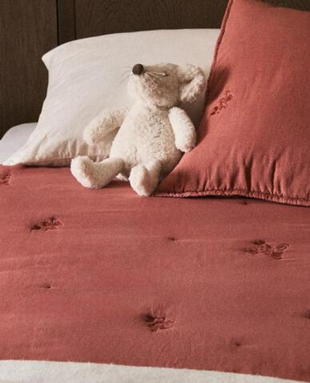 ZARA HOME ДЕТСКОЕ ОДНОТОННОЕ ОДЕЯЛО МИККИ И МИННИ ©Disney, МЕДНЫЙ