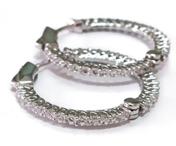 Серьги Эстерелла из серебра 925 пробы с фианитами