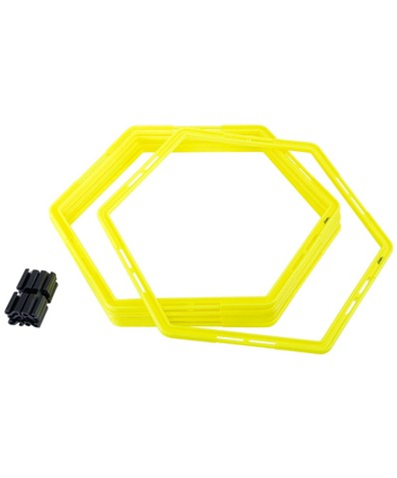 Набор шестиугольных напольных обручей Agility Hoops JA-216, 6 шт.