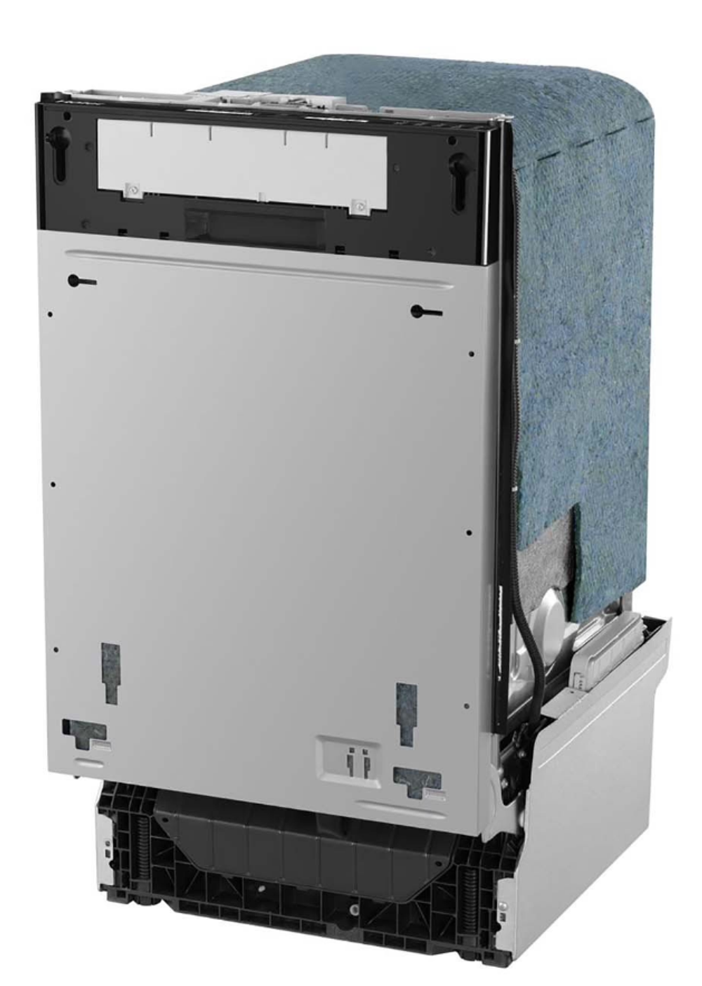 Встраиваемая посудомоечная машина Haier HDWE9-191RU, 9 компл, 9 л, 818x448x555, конденс сушка, серебристый