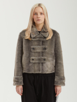 Женская Куртка Faux Fur Tab Toggle