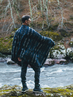 Шарф теплый с индейским орнаментом