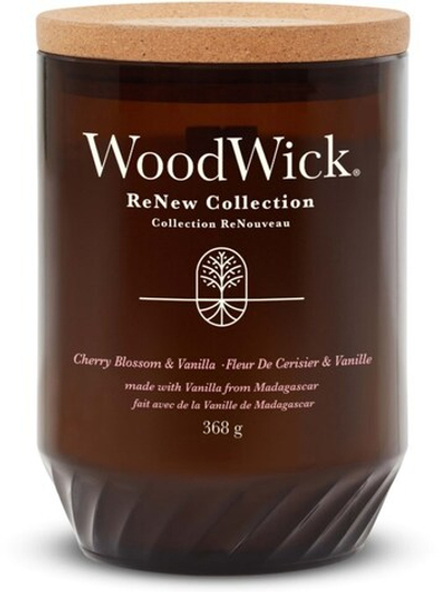 WOODWICK RENEW LARGE CANDLE CHERRY BLOSSOM & VANILLA CANDLE 609 GR