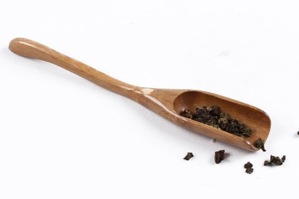 243010 Совок светлый, бамбук, длина 16,5 см