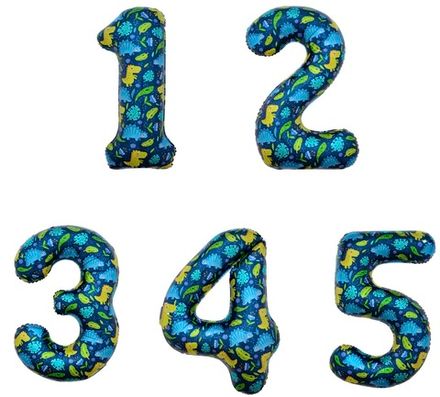 Цифры 86 см "Милые динозаврики"