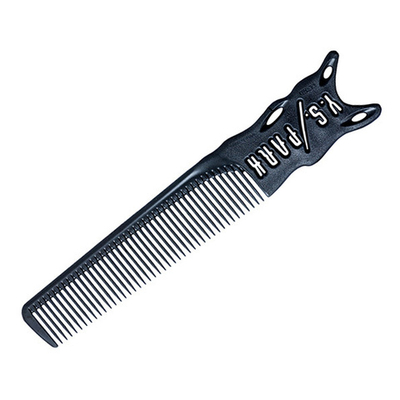 Черная расческа для волос 205мм с ручкой Y.S. Park YS-209 Carbon