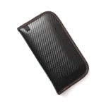 Чехол Фарадея для блокировки сигнала транспондера, смартфона и GPS (черно-красный)