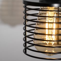 Светильник подвесной ЭРА PL5 BK под лампу E27 высота плафона 170мм подвеса 800мм черный