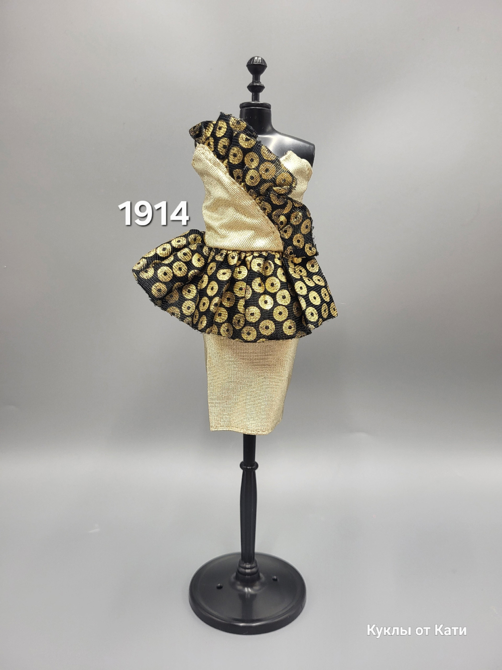 Одежда для куклы Барби винтаж платье 1914