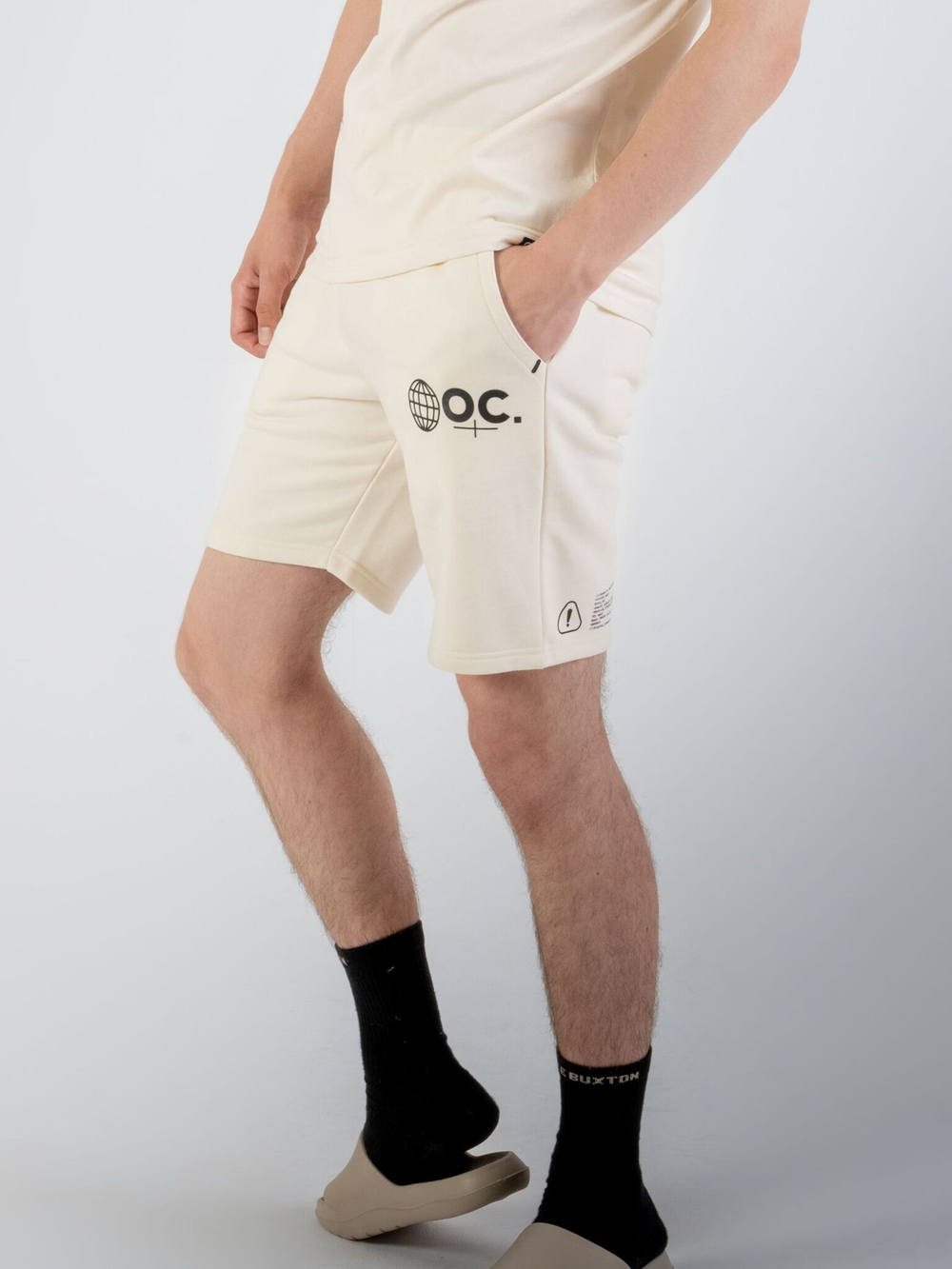 Шорты мужские ORIGINAL CREATOR GLOBE SHORTS, Молочный