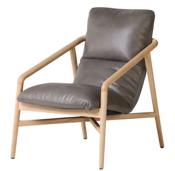 Кресло MC020, серая кожа