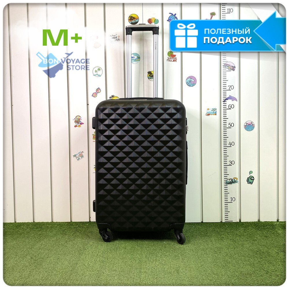 Средний чемодан L'Case Phatthaya, черный