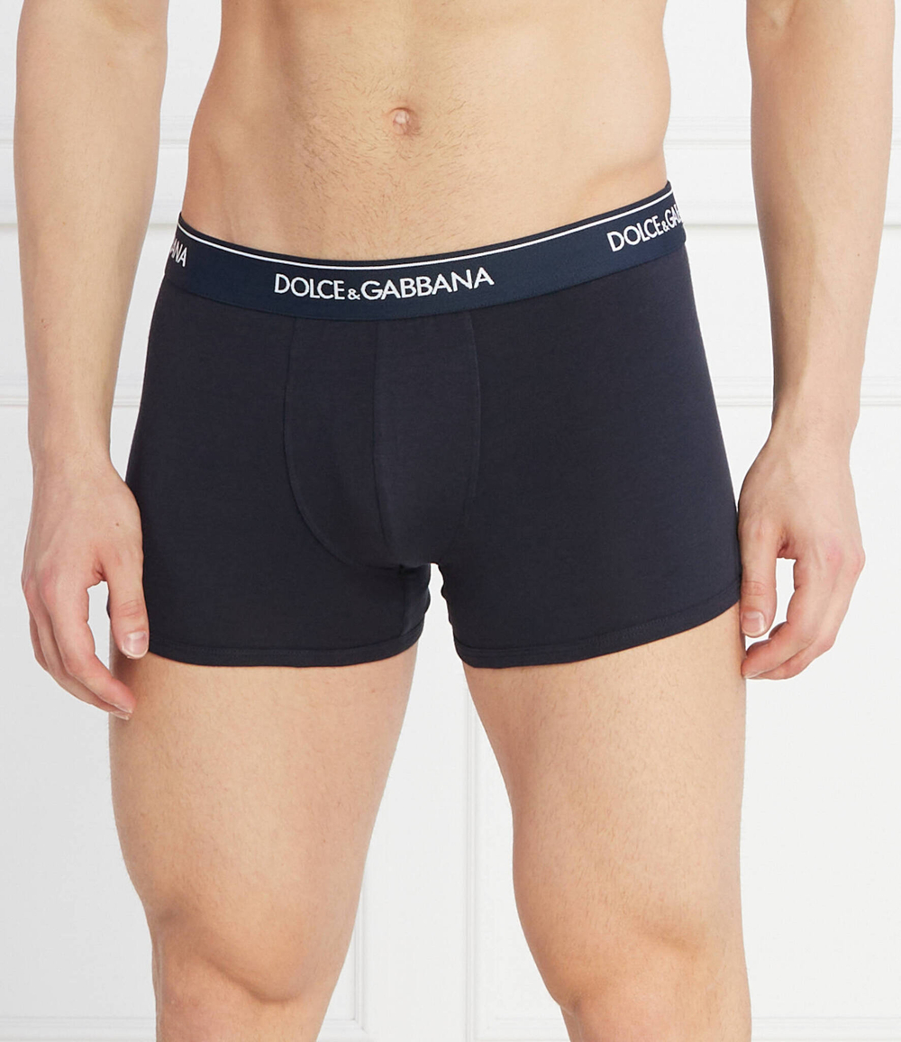 Трусики-боксеры 2шт. Dolce &amp; Gabbana - темно-синий(M9C07J ONN95)