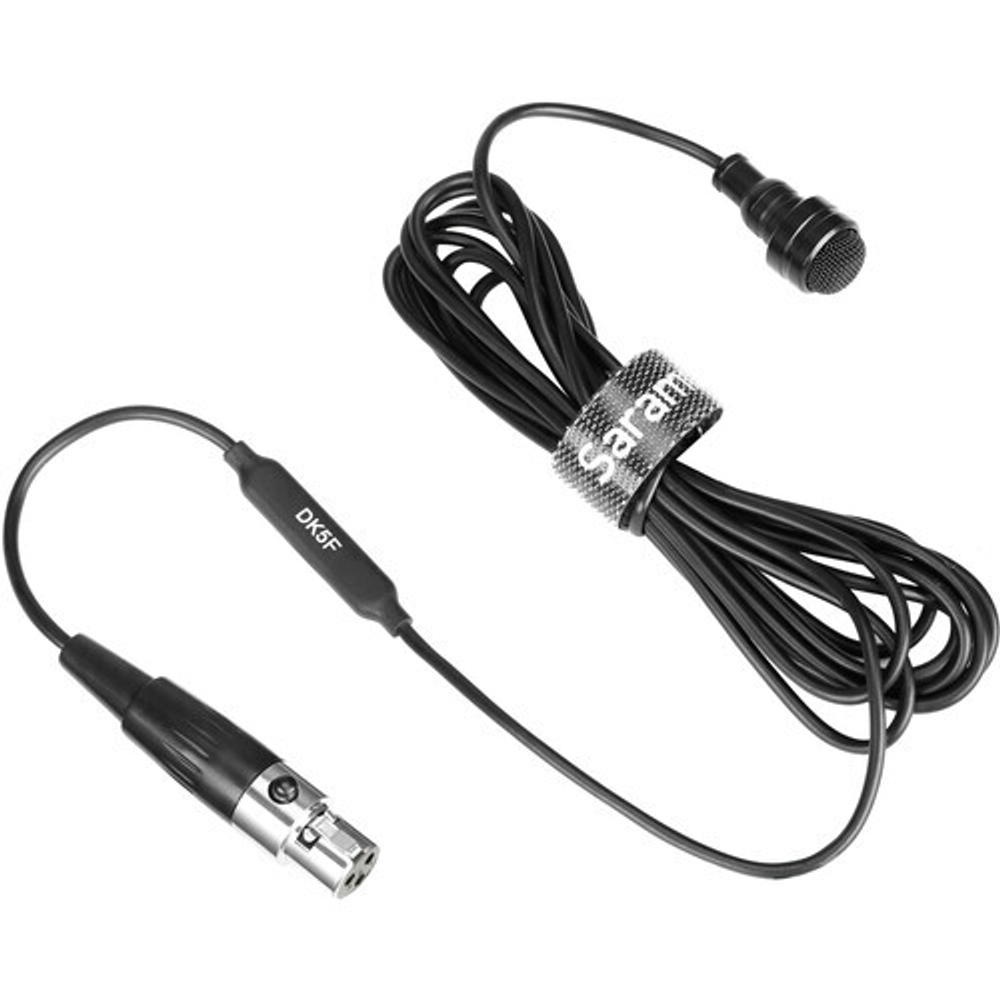 Микрофон Saramonic DK5F нагрудный влагозащитный c разъемом TA3F mini XLR 3-PIN для AKG, Samson