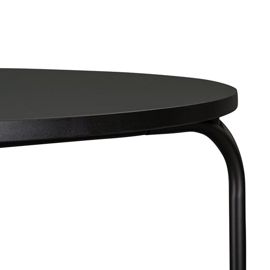 Стол обеденный ror, D90 см, черный