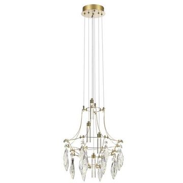 7000/35L CLASSIC ODL_EX25 069 Подвесной светильник металл/хрусталь/нерж сталь IP20 LED 35W 4000K 220-240V FLAMENCO