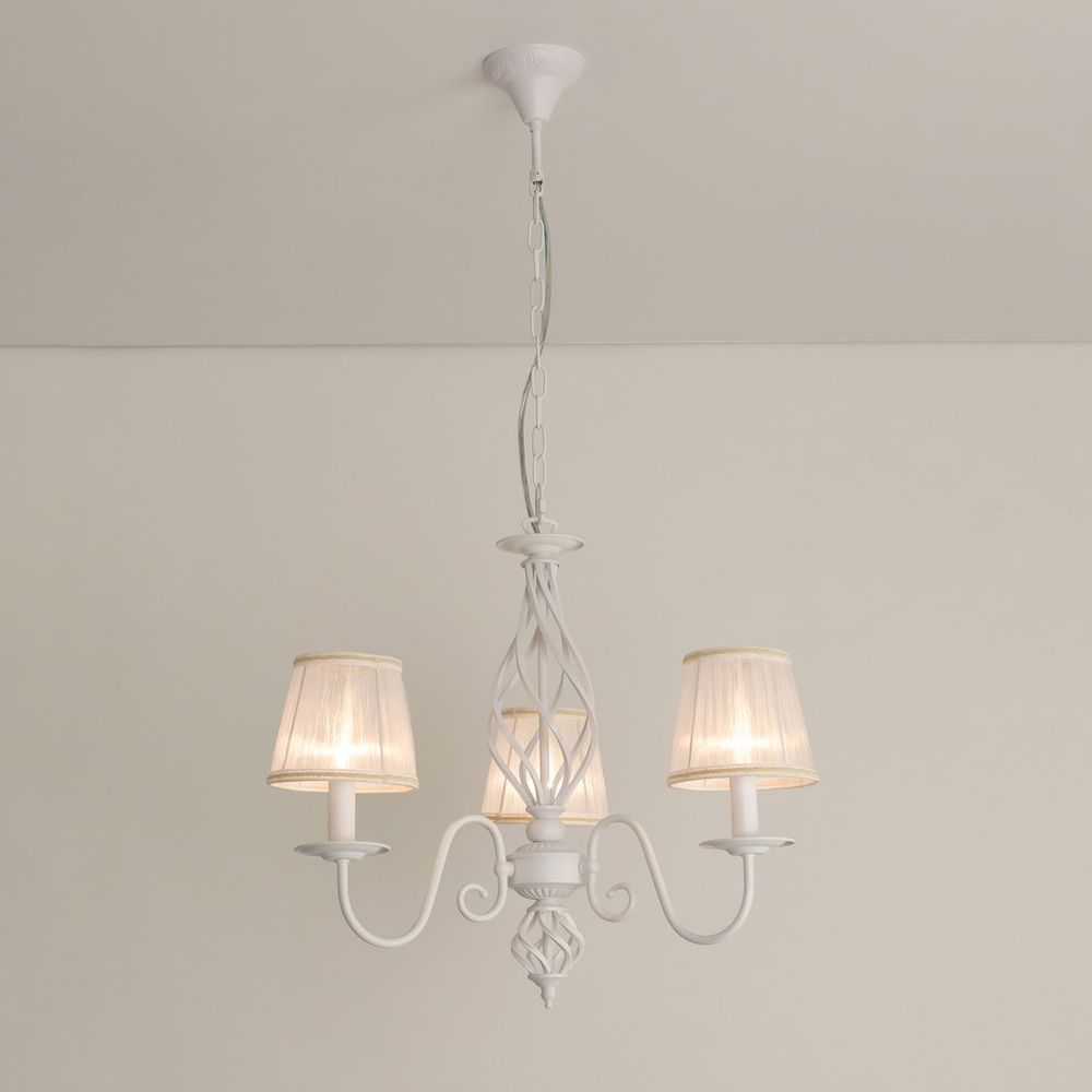 Citilux Ровена CL427130 Люстра с абажурами Белая