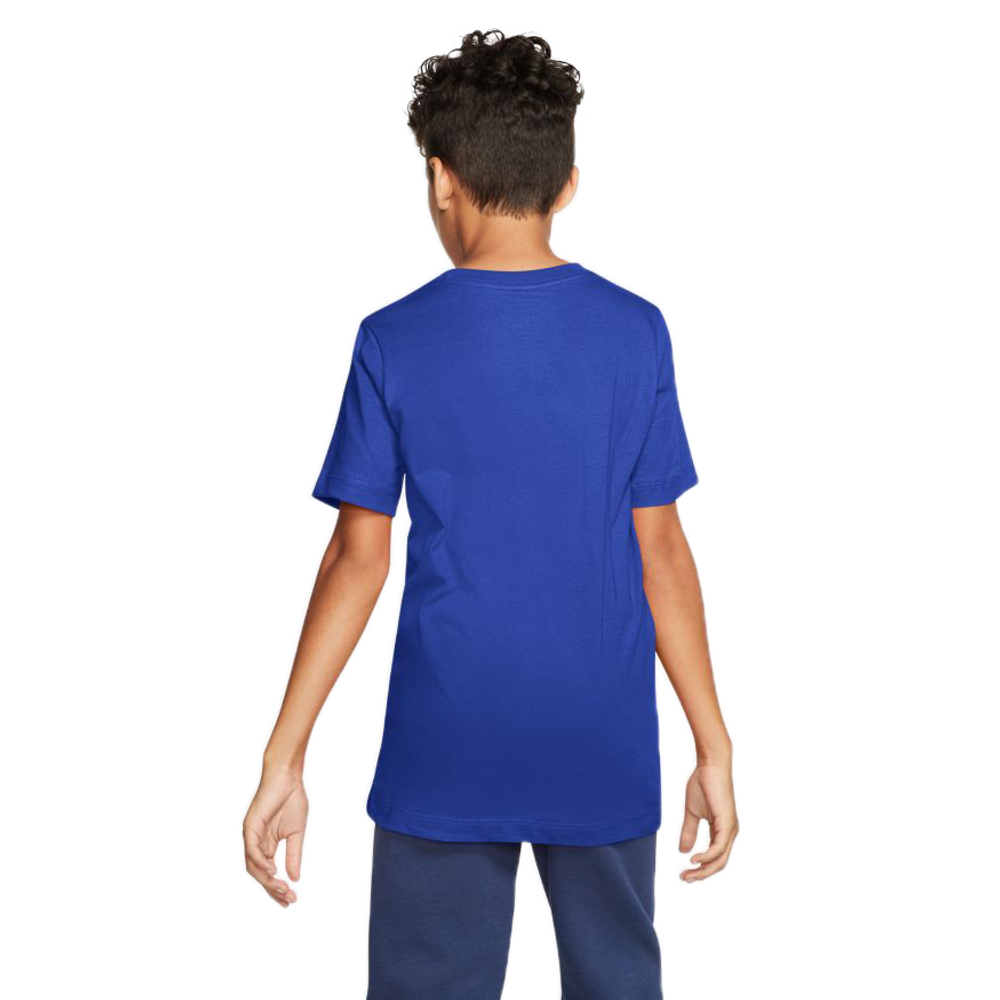 Футболка для мальчика теннисная Nike Swoosh Tee Futura Icon TD - game royal/midnight navy