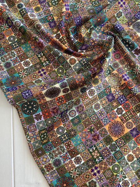 САД ЭМИРА мелкая мозаика 100% хлопок Handmade Fabrics 3