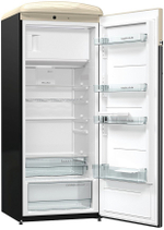 Отдельностоящий однокамерный холодильник Gorenje OBRB153BK