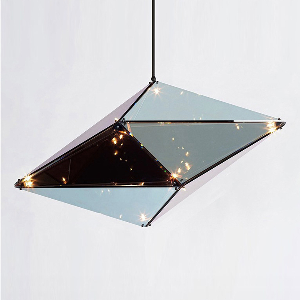 Pendant design lamp  Maxhedron Horizontal by Bec Brittain (Smoky)