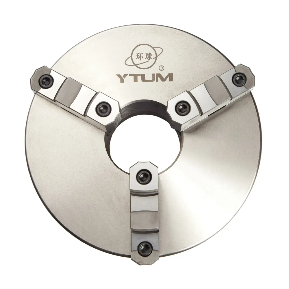 Токарный патрон К11-315C/С8, посадка на условный конус 8, трехкулачковый, самоцентрирующийся, сборные кулачки