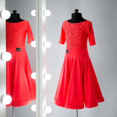 Gracia 2-01-02-A | Рейтинговое платье для спортивных бальных танцев | Vasileva Dance